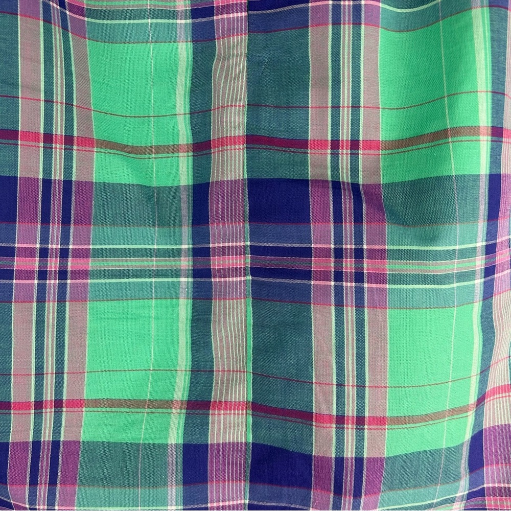 346 Brooks Brothers Preppy Plaid Lined Cotton Skirt  Festival Old Money - Picture 10 of 12